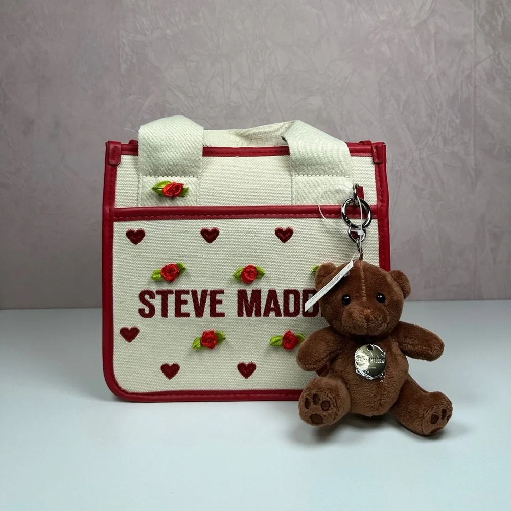 Steve Madde BWebber Rosette Natural with Teddy Bear Charm - Picture 1 of 13